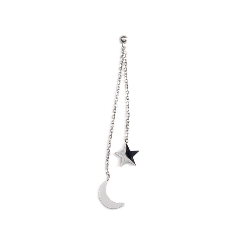 ZAG boucles d'oreilles pendants lune