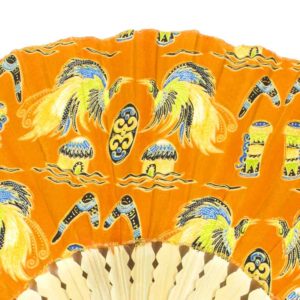 eventail-bambou-coton-moutarde-2