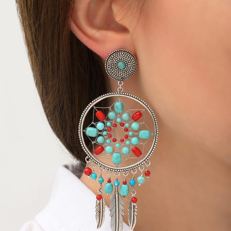 Satellite-Paris boucles d'oreilles estivales COLORADO