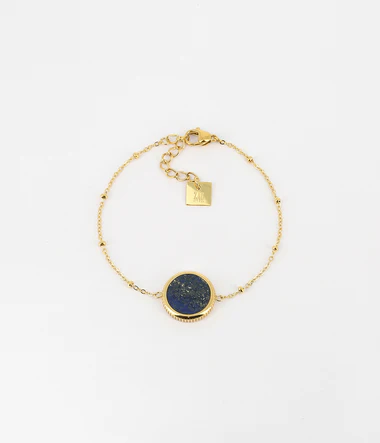 ZAG Bracelet Pearly lapis lazuli