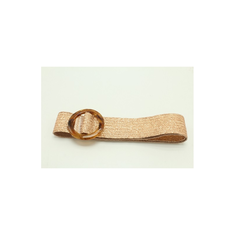 PALME Ceinture Elastiquee Metalisee bronze