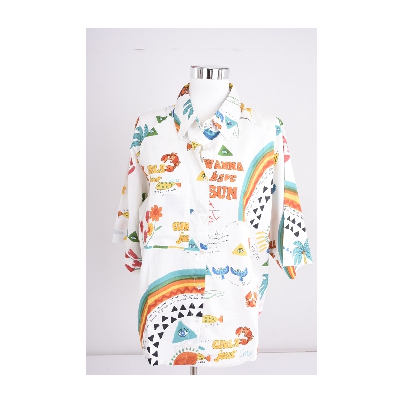 PALME Chemise Coton Liquette M.Courtes+Poche