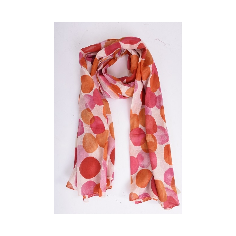 PALME Etole Coton Bulles Colorees orange