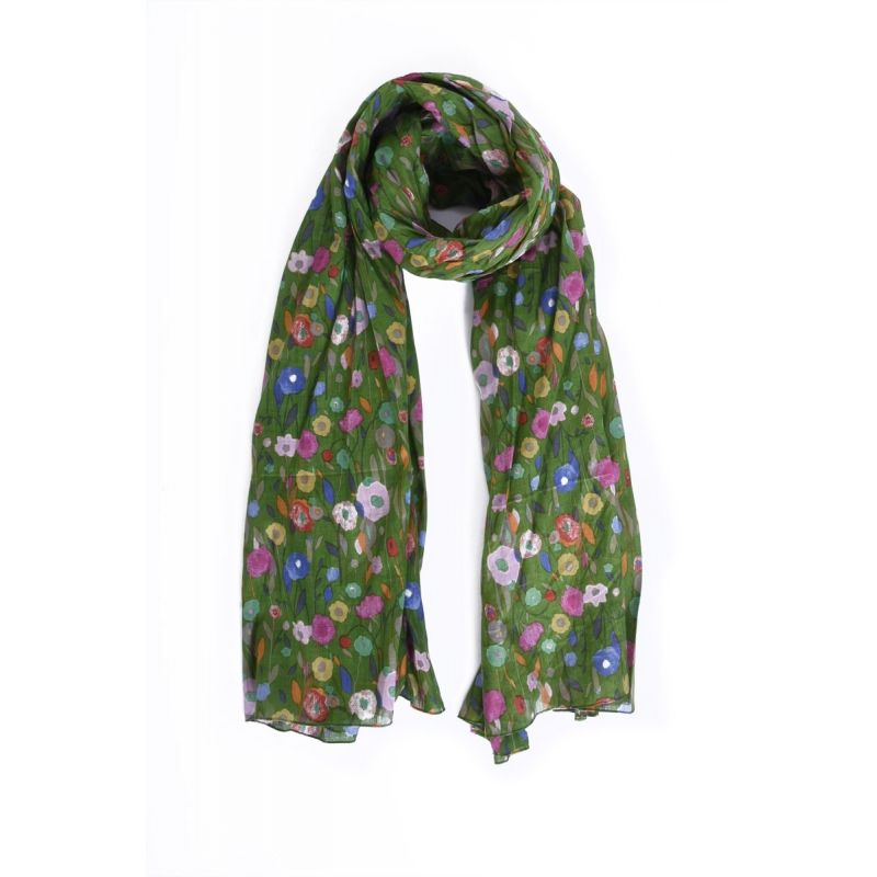 PALME Etole Coton Petites Fleurs Sur Tige
