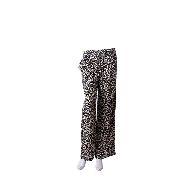 PALME Pantalon Droit Viscose Taille Elastiquée