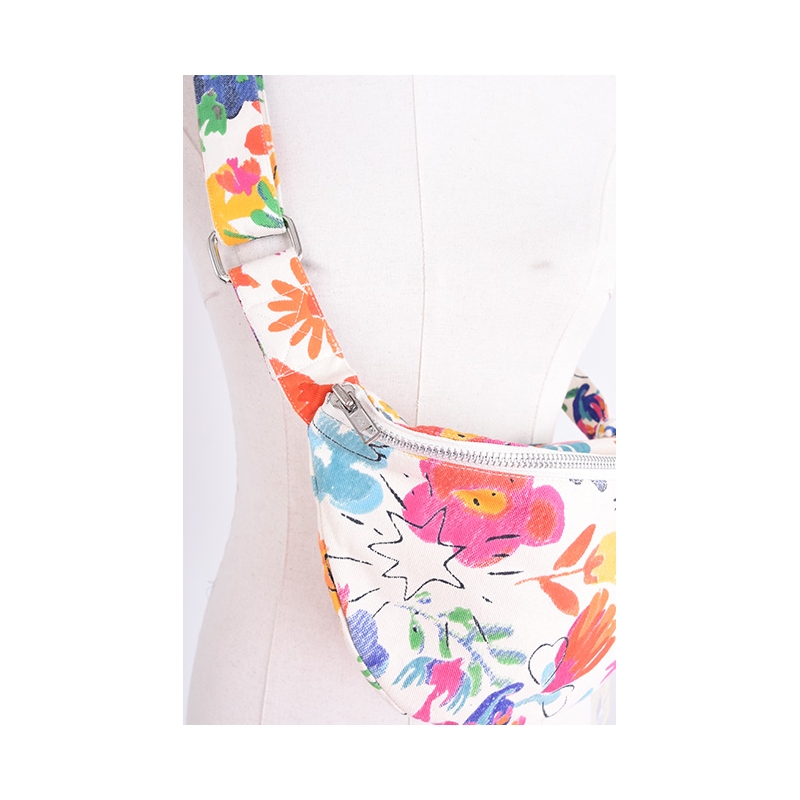 PALME Sac Banane Toile Imprimee