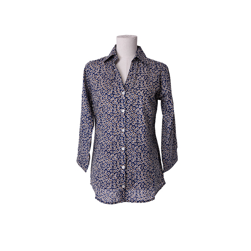 PALME Chemise Coton Manches longues Col Boutonne
