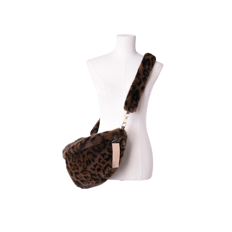 PALME Sac Banane Fausse Fourrure Animal