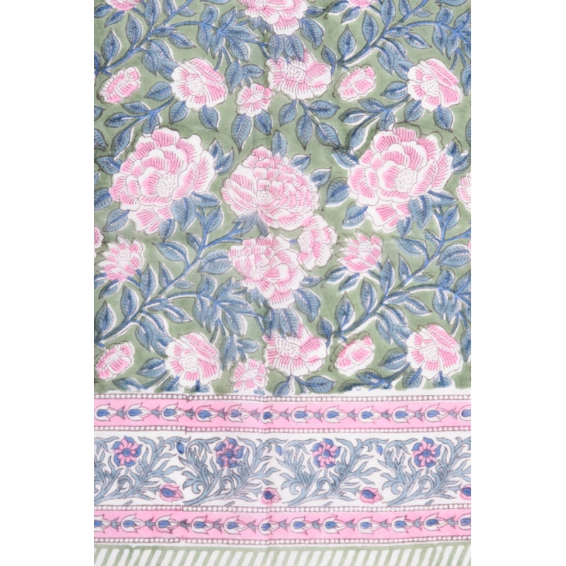 PALME Carre Coton Block Print 100*100