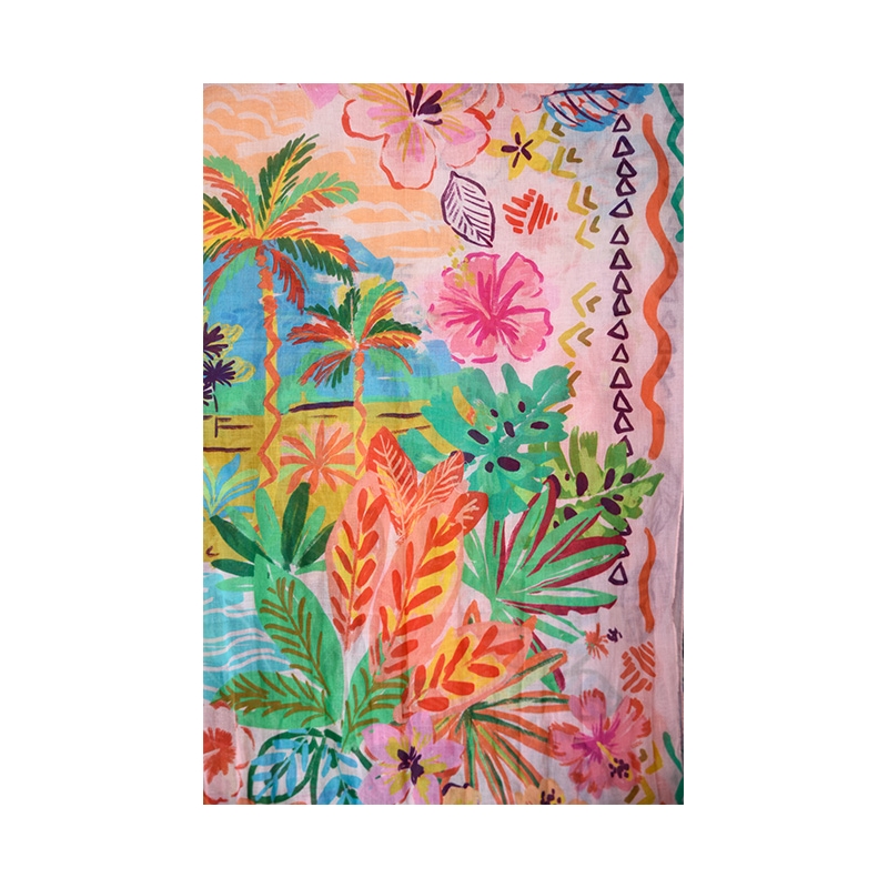 PALME Etole Coton Plage Tropicale