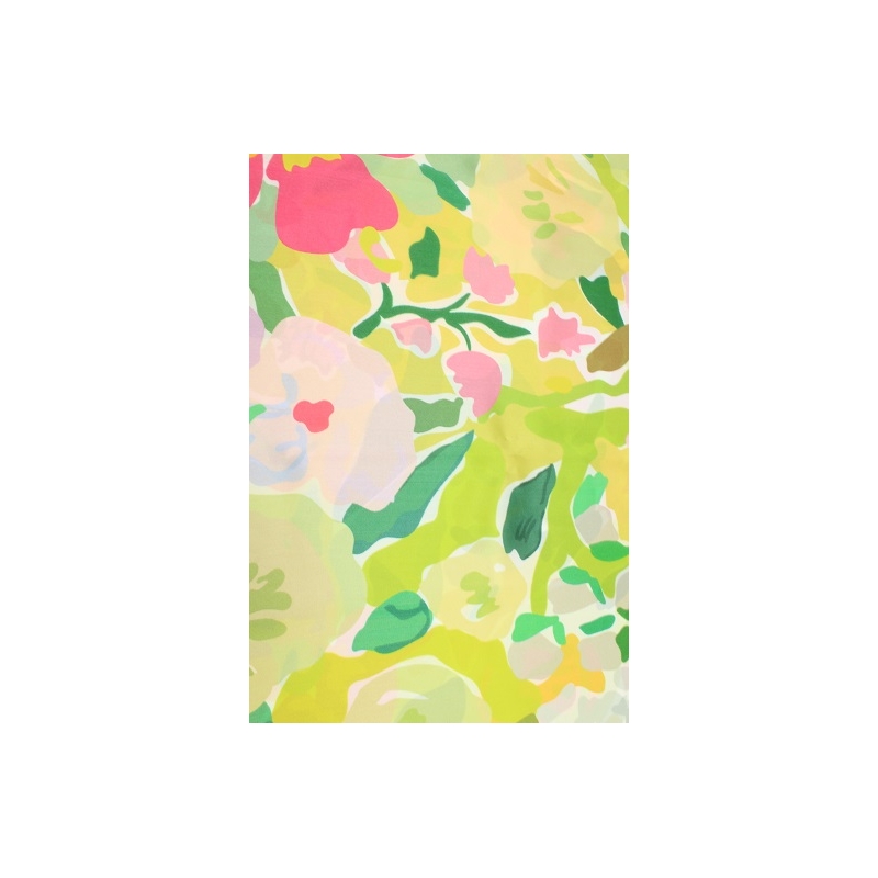 PALME Carré Polyester Fleurs Fondues