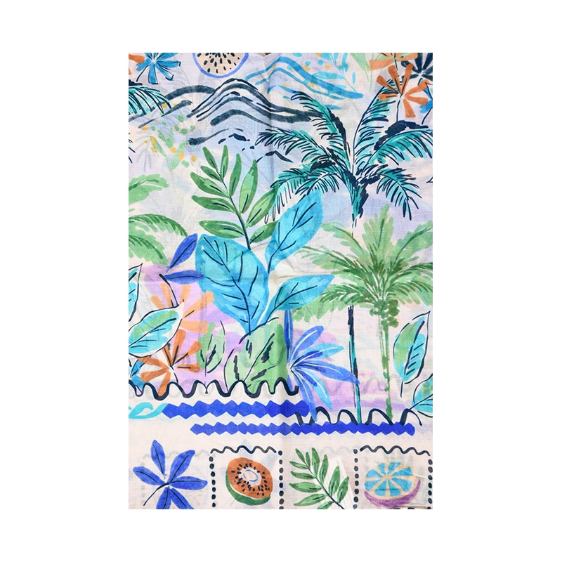 PALME Etole Coton Plages Et Fruit Tropicaux