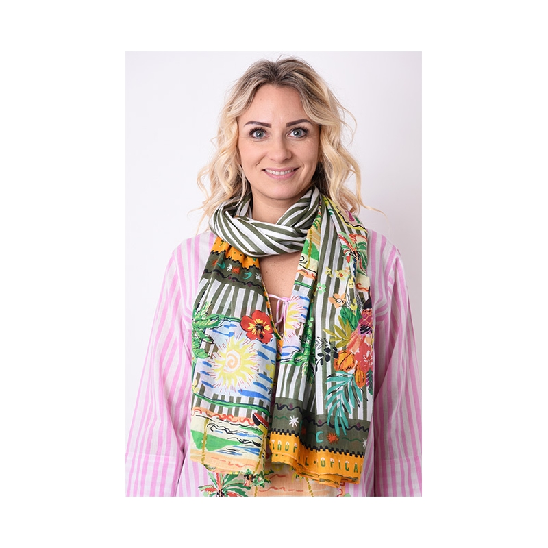 PALME Etole /Pareo Imprime Coton