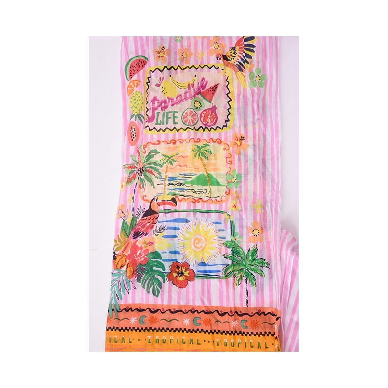 PALME Etole /Pareo Imprime Coton