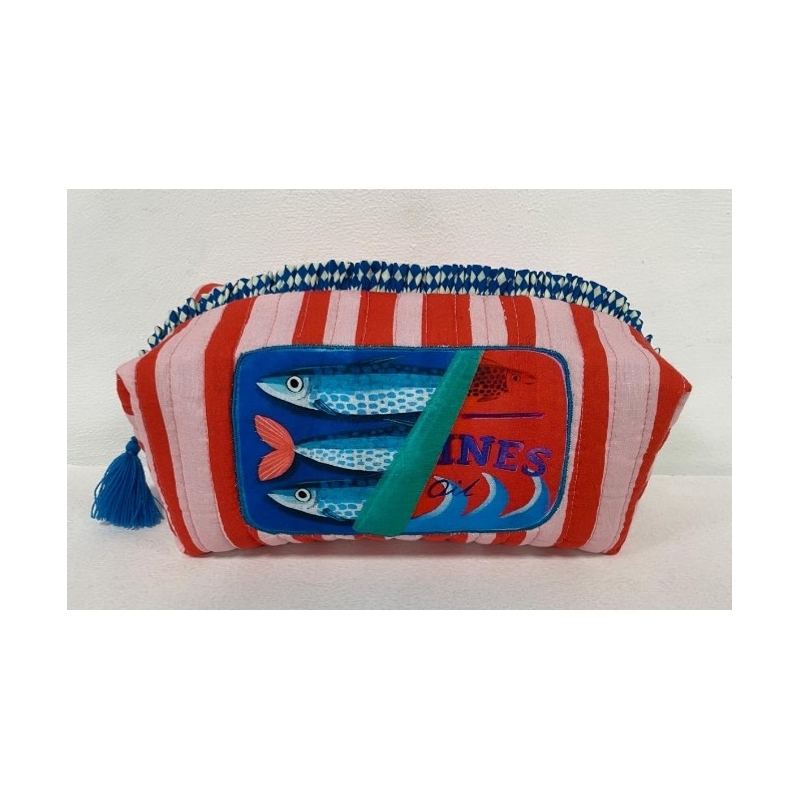 PALME Trousse Ludique Coton Imprime Moyenne