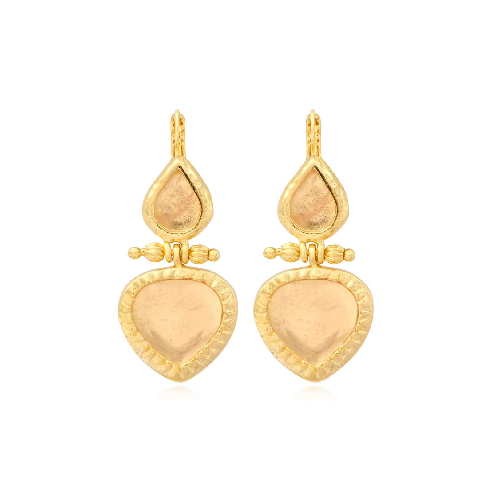 SATELLITE-PARIS Boucles d'oreilles dormeuses goutte et poire Bysance – cristal