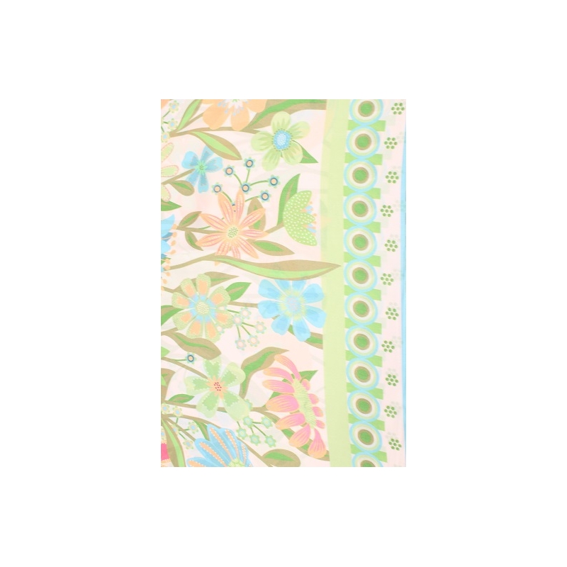 PALME Carre Polyester Fleurs +Cadre Pop