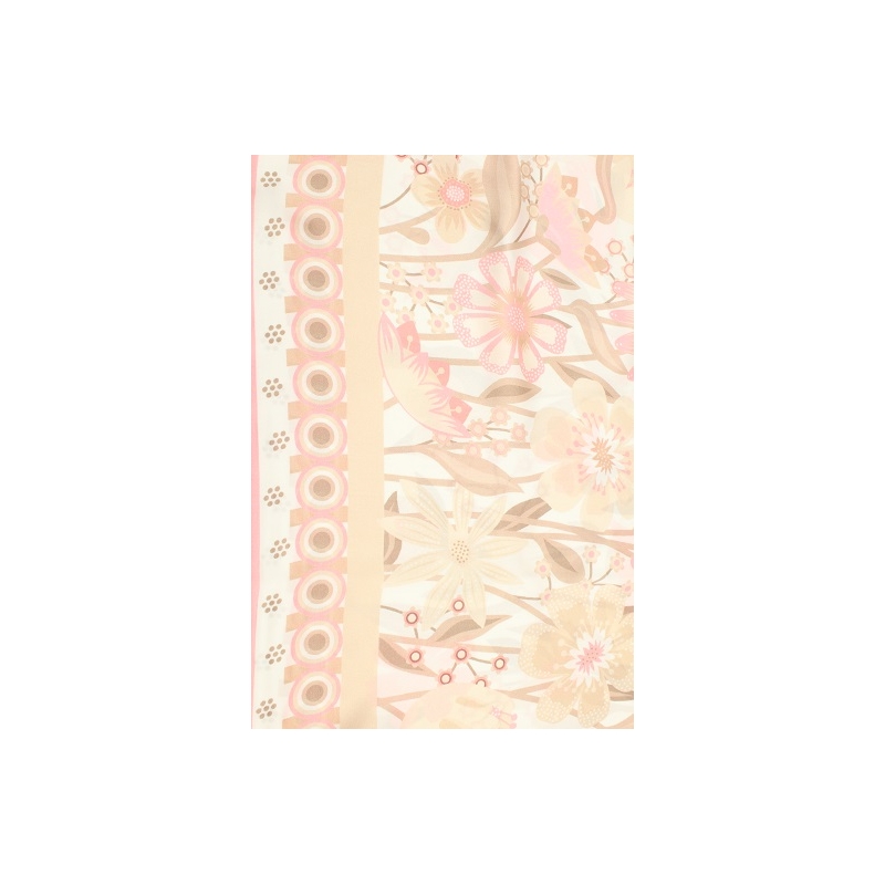 PALME Carre Polyester Fleurs +Cadre Pop