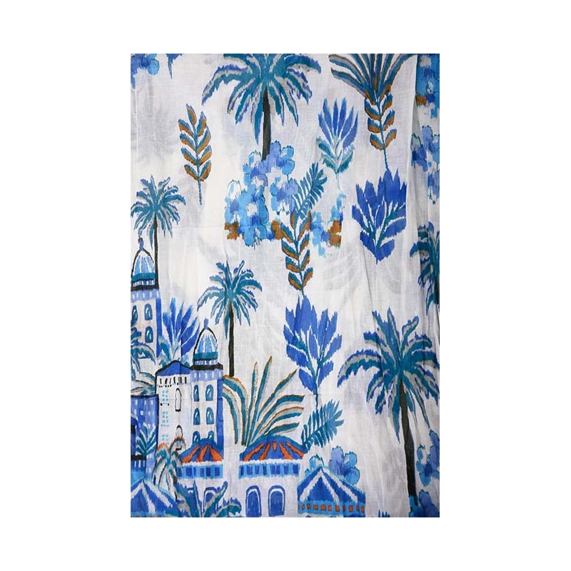 PALME Etole Coton Paysage Tropical