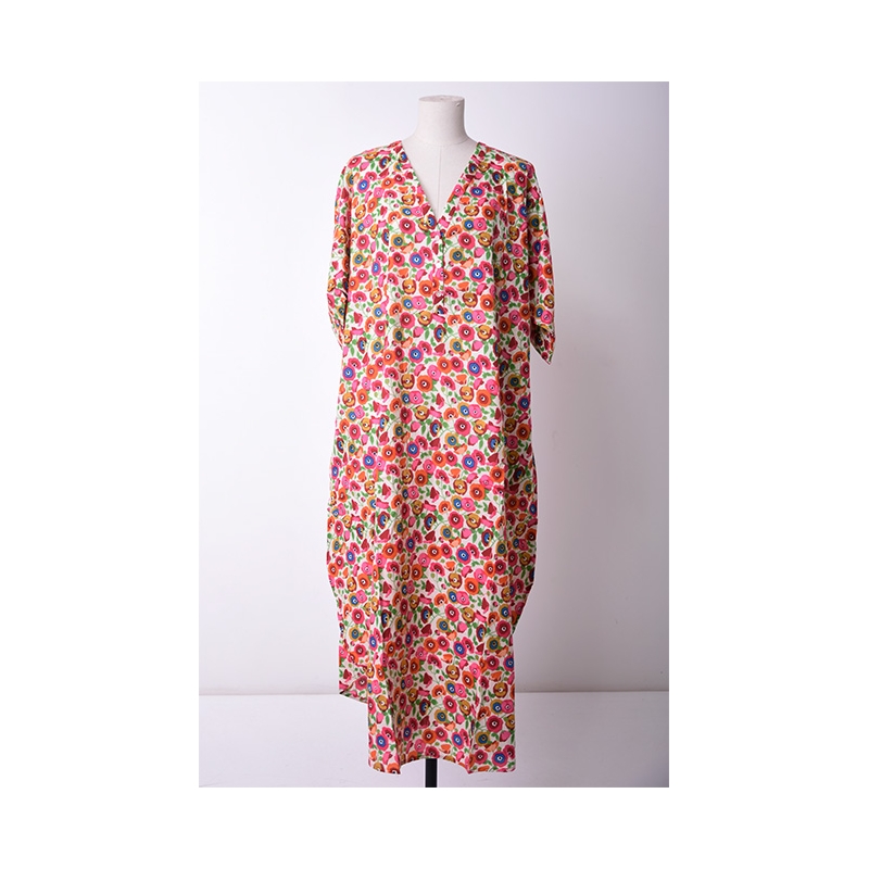 PALME Robe Housse Longue 3 Bouton S+Poche