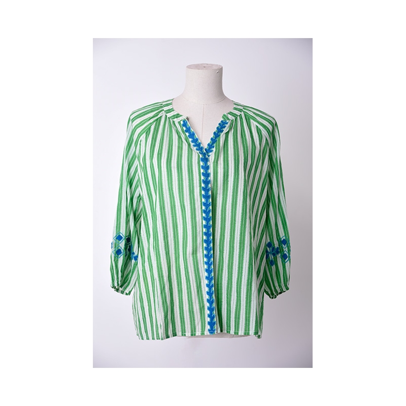 PALME Chemisier Manche 3/4 Brode