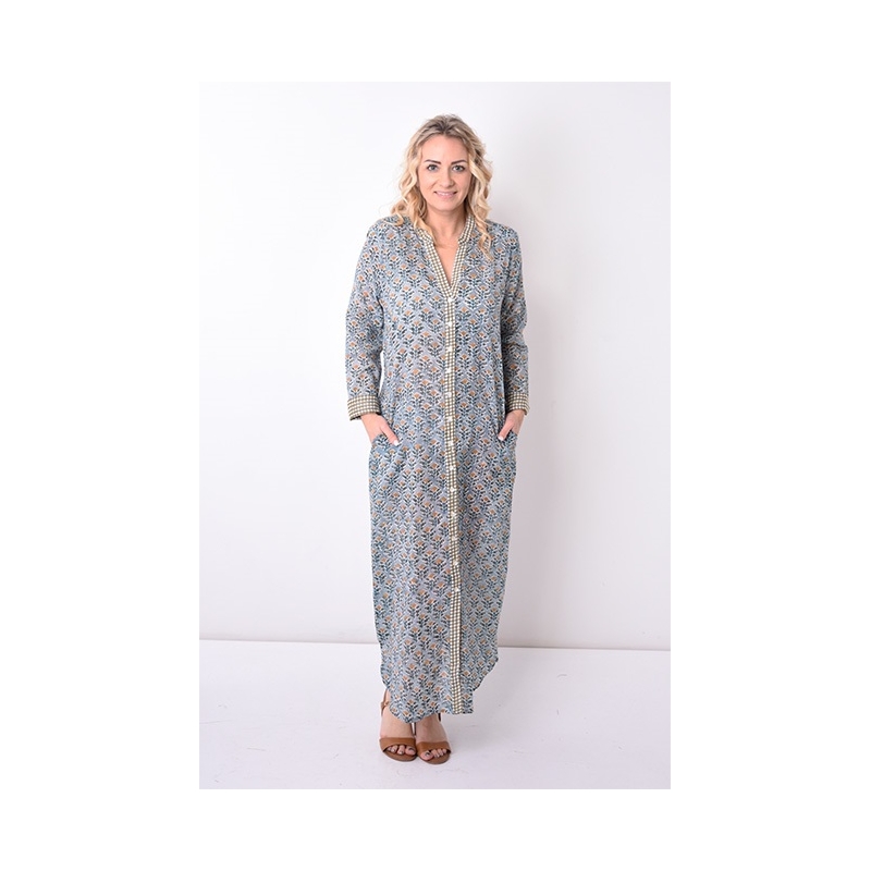 PALME Longue Chemise Boutonnee Patch