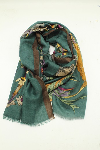 PALME Etole Polyester Fleurs Et Volutes