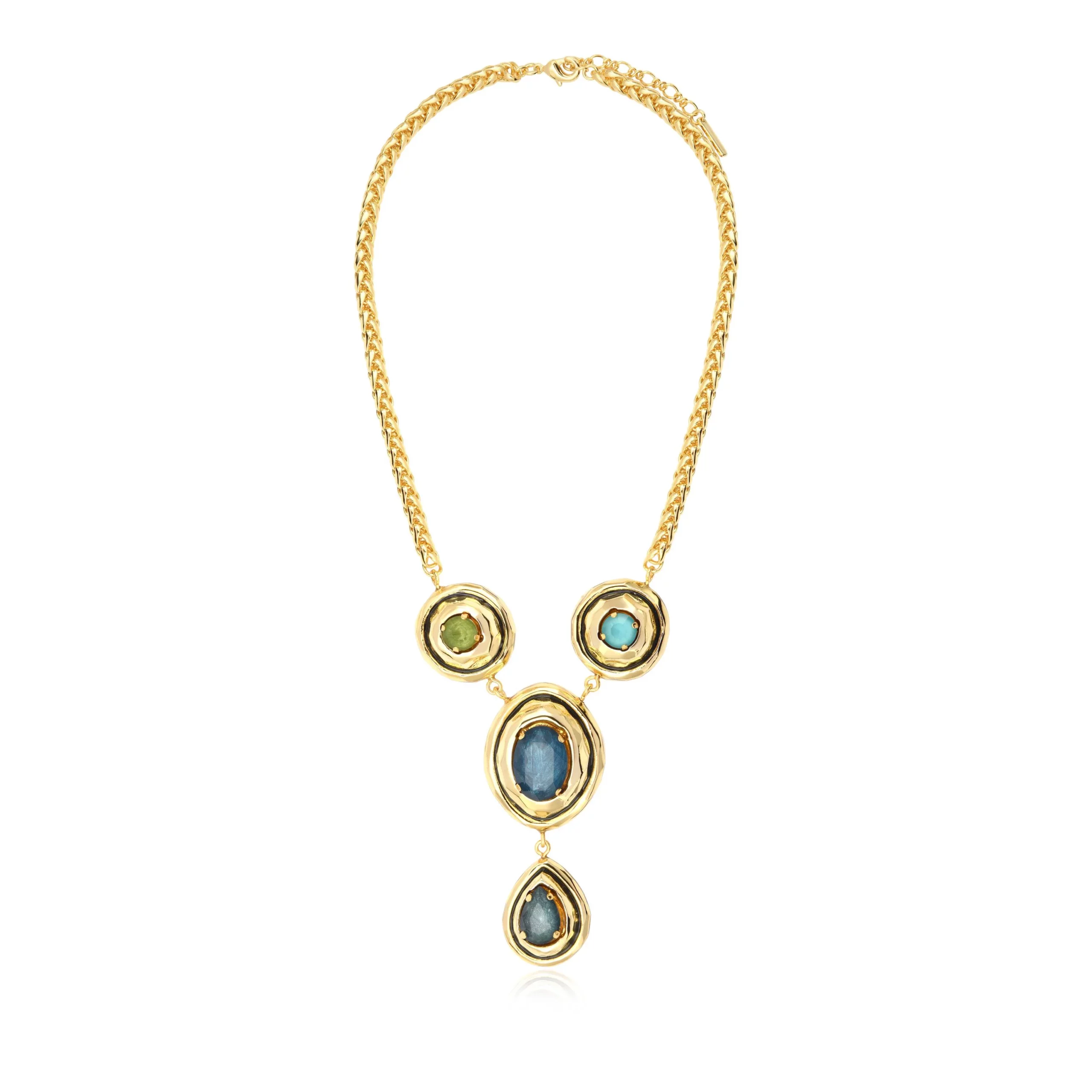 SATELLITE-PARIS Collier Carmen – bleu vert – Image 3